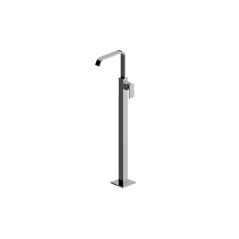 Graff - Immersion Floor-Mounted Vessel Filler (Rough and Trim) - Architectural White