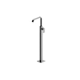 Graff - Immersion Floor-Mounted Vessel Filler (Rough and Trim) - Architectural White