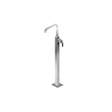 Graff - Immersion Floor-Mounted Vessel Filler (Rough and Trim) - Steelnox  Satin Nickel