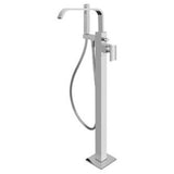 Graff - Immersion Floor-Mounted Exposed Tub Filler - Polished Chrome