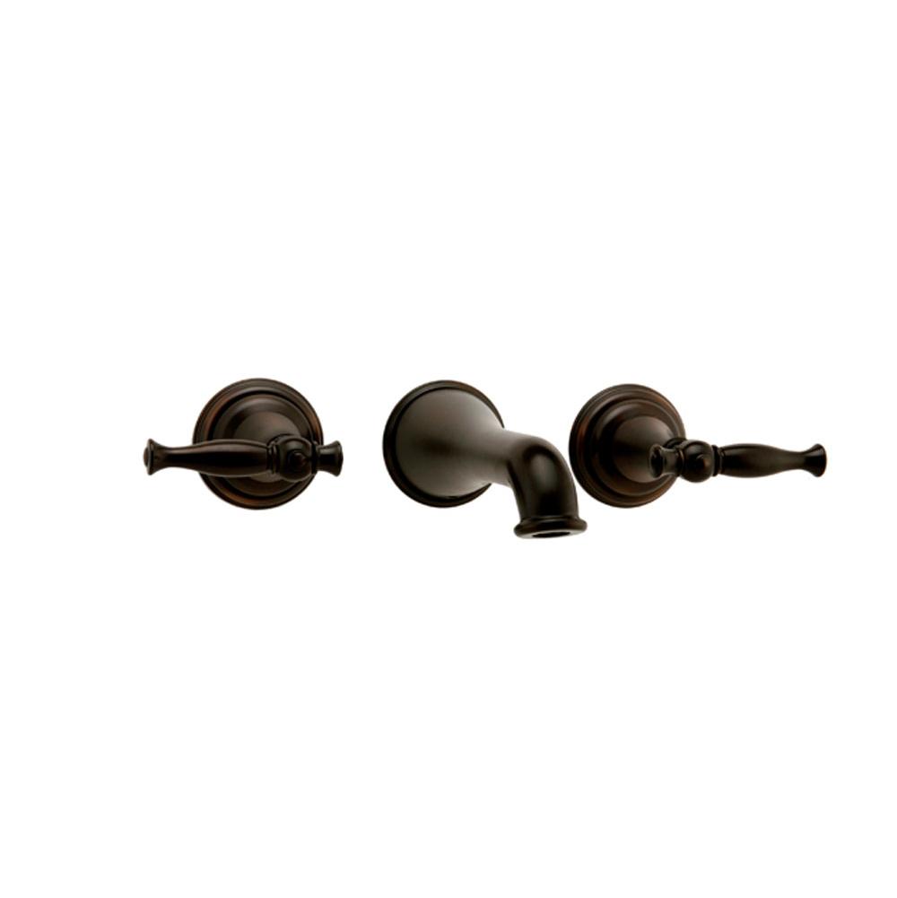 Graff - Lauren Wall-Mounted Lavatory Faucet - Olive Bronze
