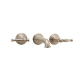 Graff - Lauren Wall-Mounted Lavatory Faucet - Steelnox  Satin Nickel