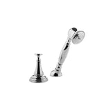 Graff - Lauren Deck-Mounted Handshower & Diverter Set - Architectural White