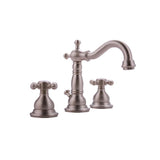 Graff - Adley Widespread Lavatory Faucet - Steelnox  Satin Nickel