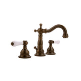 Graff - Adley Widespread Lavatory Faucet - Vintage Brushed Brass