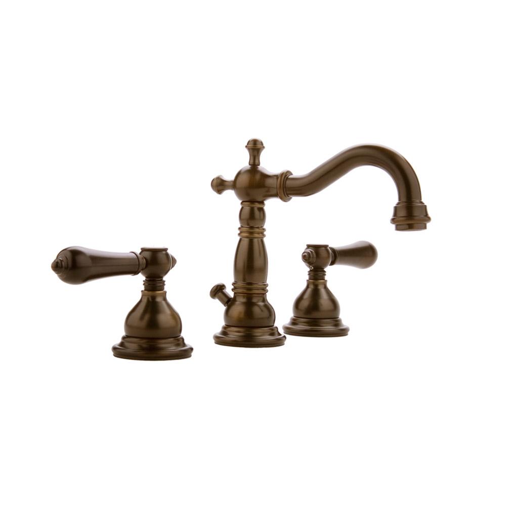 Graff - Adley Widespread Lavatory Faucet - Vintage Brushed Brass