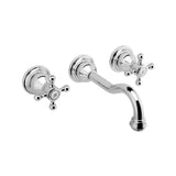 Graff - Adley Wall-Mounted Lavatory Faucet (Trim) - 24K Brushed Gold Plated