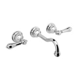 Graff - Adley Wall-Mounted Lavatory Faucet - Steelnox  Satin Nickel