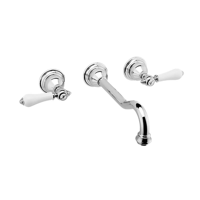 Graff - Adley Wall-Mounted Lavatory Faucet (Trim) - Vintage Brushed Brass