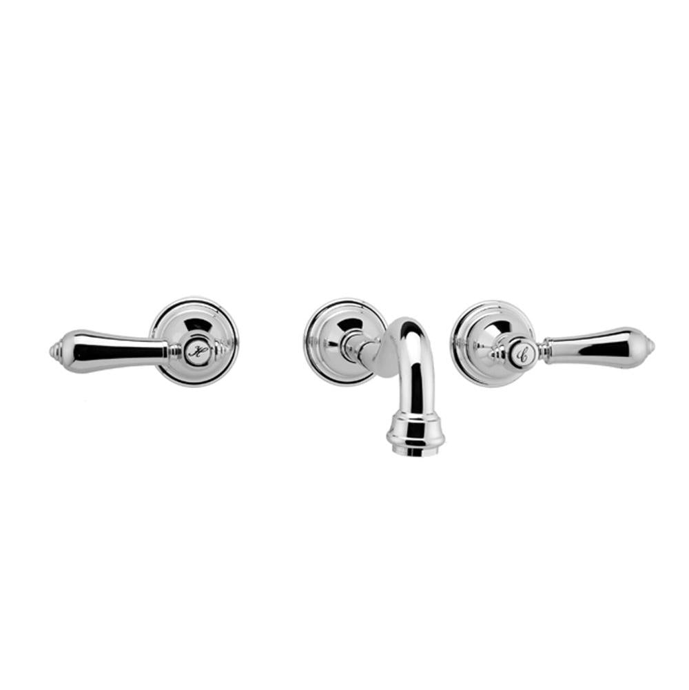 Graff - Adley Wall-Mounted Lavatory Faucet - Polished Chrome