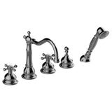 Graff - Adley Roman Tub Set - Architectural White
