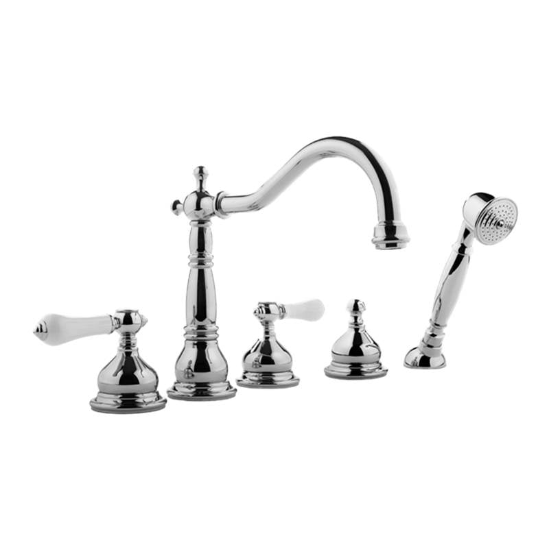 Graff - Adley Roman Tub Set - Steelnox  Satin Nickel