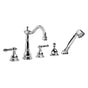 Graff - Adley Roman Tub Set - Steelnox  Satin Nickel