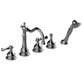 Graff - Adley Roman Tub Set - Architectural White