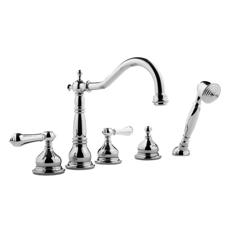 Graff - Adley Roman Tub Set - Steelnox  Satin Nickel