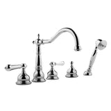 Graff - Adley Roman Tub Set - Steelnox  Satin Nickel