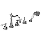 Graff - Adley Roman Tub Set - Architectural White
