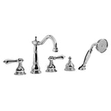 Graff - Adley Roman Tub Set - Steelnox  Satin Nickel