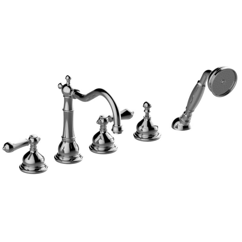 Graff - Adley Roman Tub Set - Architectural White