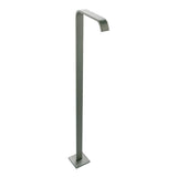 Graff - Targa Floor-Mounted Vessel Filler - Spout Only - Steelnox  Satin Nickel