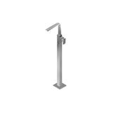 Graff - Targa Floor-Mounted Vessel Filler (Rough and Trim) - Steelnox  Satin Nickel