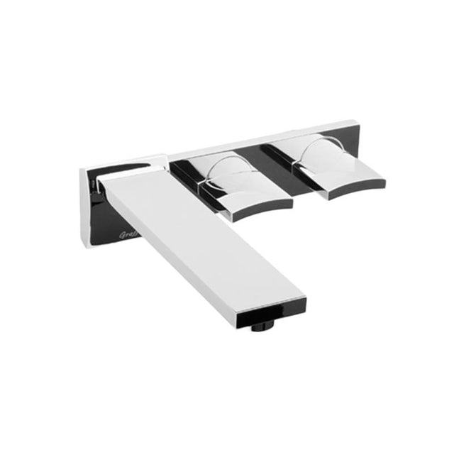 Graff - Targa Wall-Mounted Lavatory Faucet - Architectural White