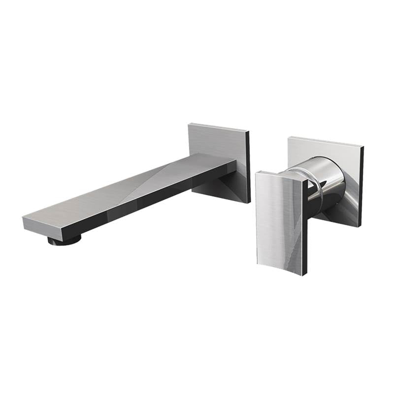 Graff - Targa Wall-Mounted Lav Faucet w/Single Handle - Architectural White