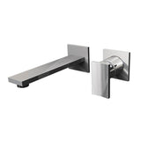 Graff - Targa Wall-Mounted Lav Faucet w/Single Handle - 24K Brushed Gold Plated