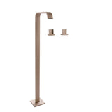 Graff - Targa Floor-Mounted Tub Filler - Steelnox  Satin Nickel