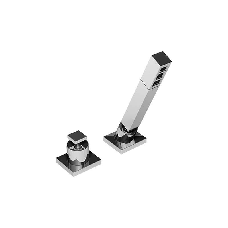 Graff - Targa Deck-Mounted Handshower & Diverter Set - Architectural White