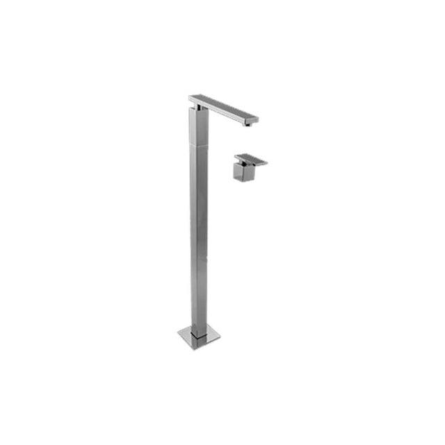 Graff - Solar Floor-Mounted Tub Filler - Architectural White