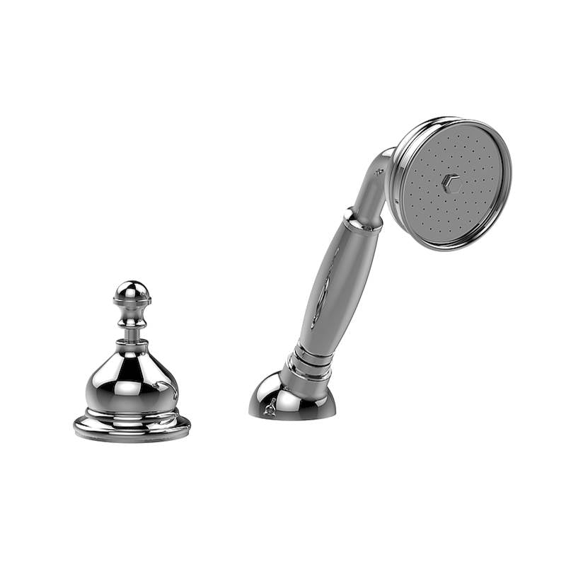 Graff - Adley Deck-Mounted Handshower & Diverter (Trim) - Architectural White