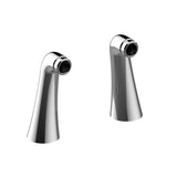 Graff - Adley Deck-Mounted Pillar Unions - Architectural White
