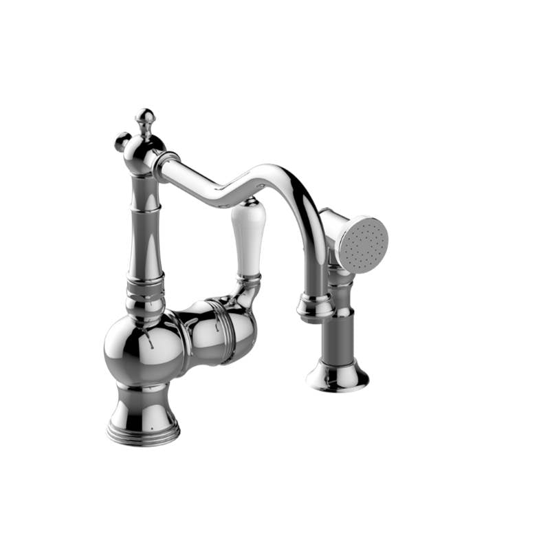Graff - Kitchen Faucet with Side Spray - Architectural White