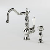 Graff - Kitchen Faucet with Side Spray - Polished Nickel