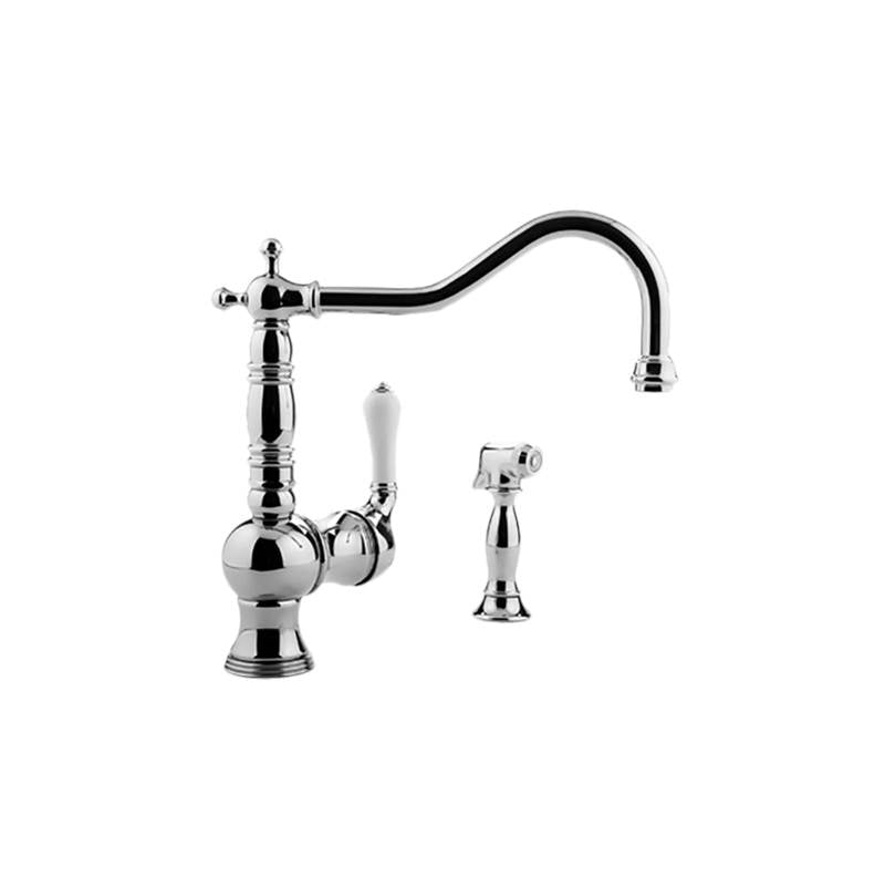 Graff - Kitchen Faucet with Side Spray - Architectural White