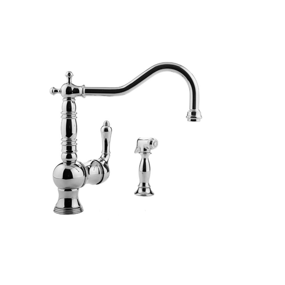 Graff - Kitchen Faucet with Side Spray - Polished Chrome