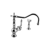 Graff - Kitchen Faucet with Side Spray - Architectural White