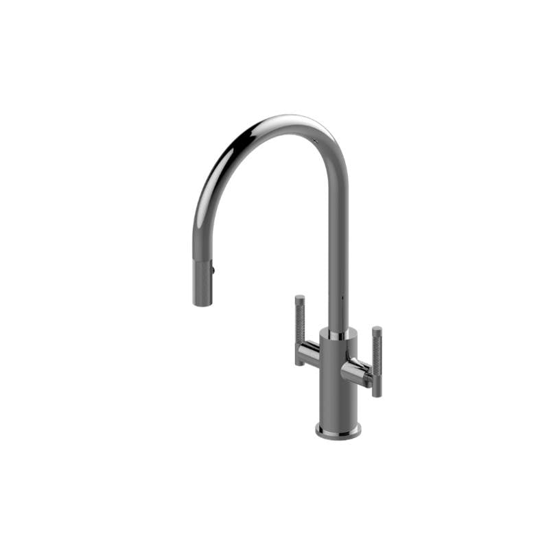 Graff - Pull-Down Two-Handle Kitchen Faucet - Architectural White