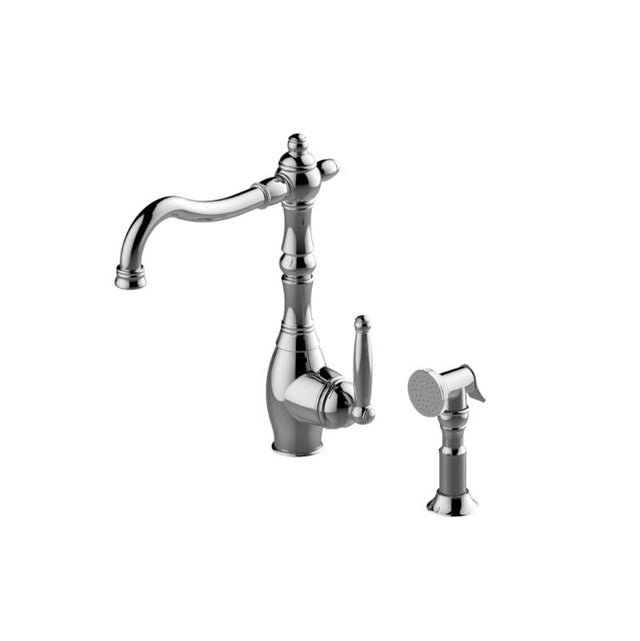 Graff - Kitchen Faucet with Side Spray - Architectural White