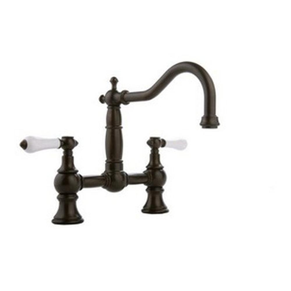 Graff - Bridge Kitchen Faucet - Vintage Brushed Brass