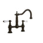 Graff - Bridge Kitchen Faucet - Vintage Brushed Brass