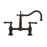 Graff - Bridge Kitchen Faucet - Vintage Brushed Brass