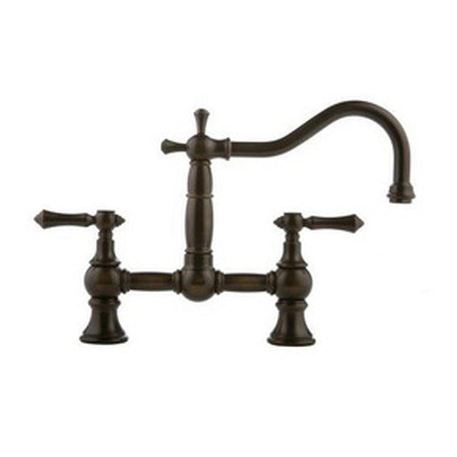 Graff - Bridge Kitchen Faucet - Vintage Brushed Brass