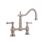 Graff - Bridge Kitchen Faucet - Steelnox  Satin Nickel