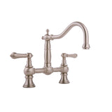 Graff - Bridge Kitchen Faucet - Steelnox  Satin Nickel