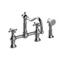 Graff - Bridge Kitchen Faucet with Side Spray - Architectural White