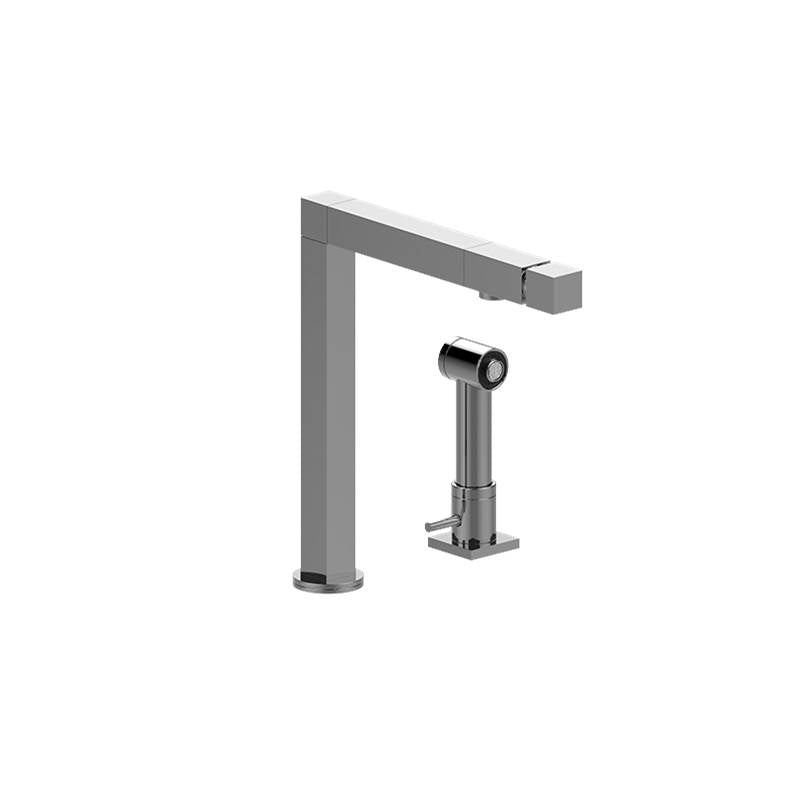 Graff - Kitchen Faucet with Independent Side Spray - Architectural White