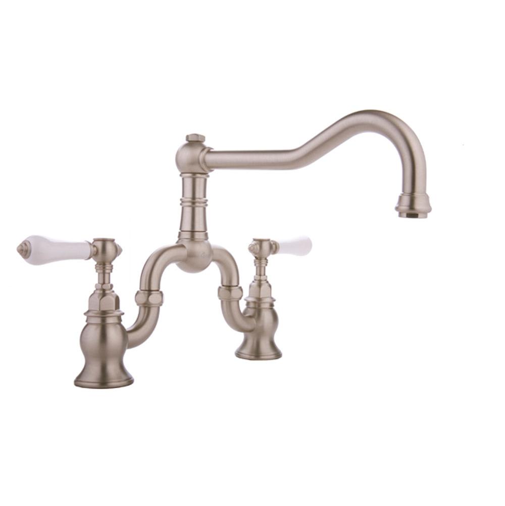 Graff - Bridge Kitchen Faucet - Steelnox  Satin Nickel