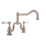 Graff - Bridge Kitchen Faucet - Steelnox  Satin Nickel